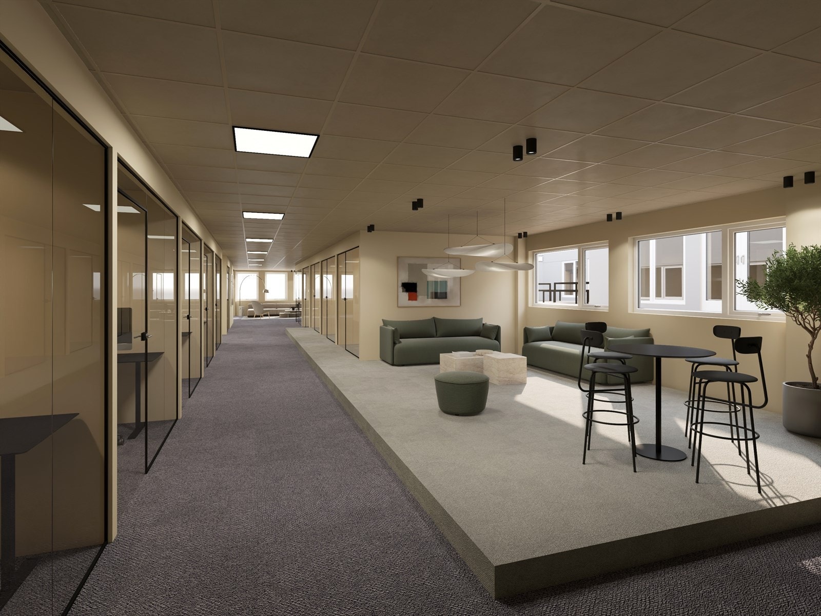 Illustrasjon av hvordan lokalet kan se ut Galleribilde