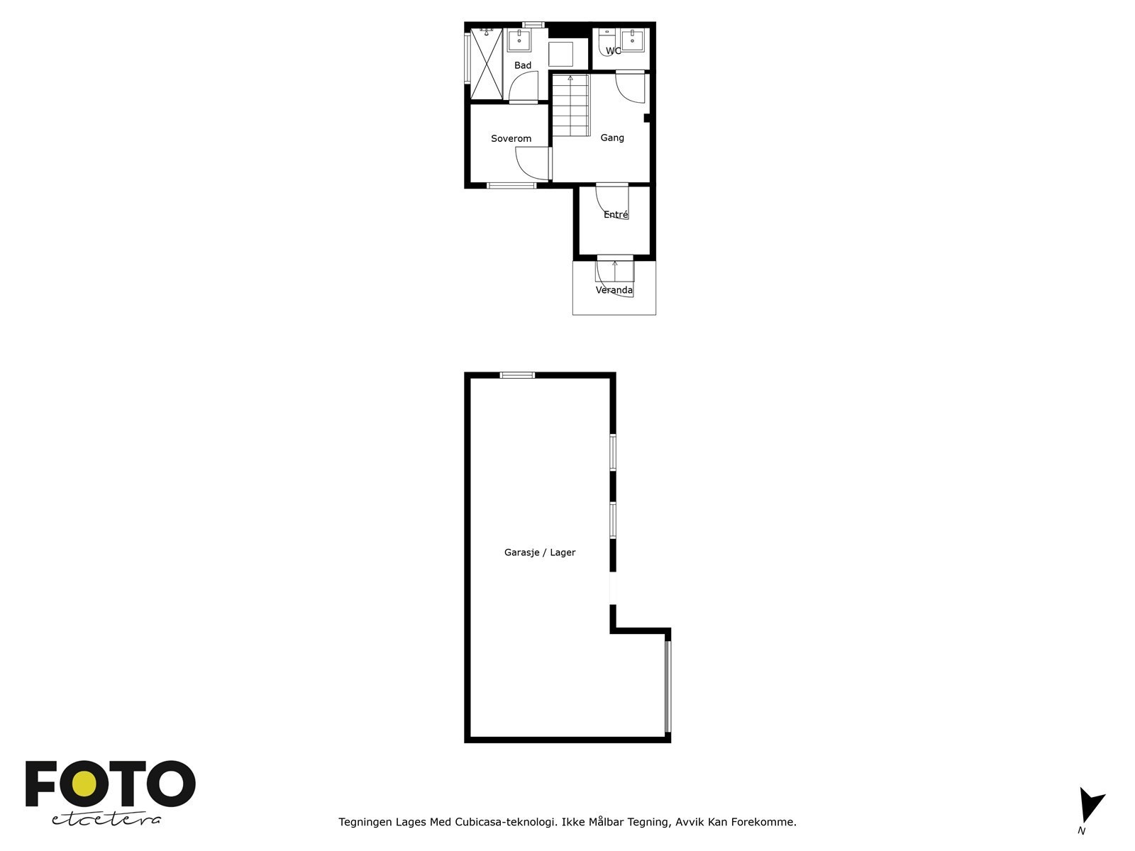 bygg i bakgård, leilighet 2 første etasje Galleribilde