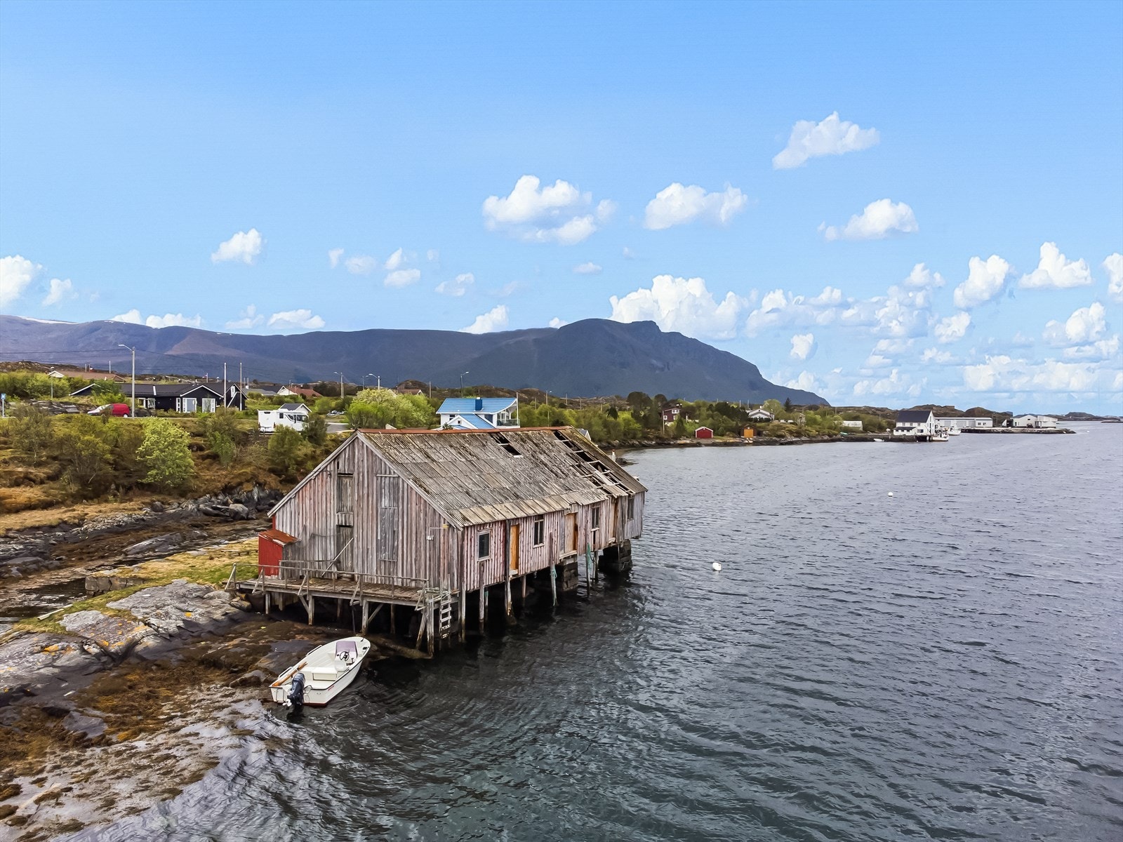 Dronefoto Galleribilde