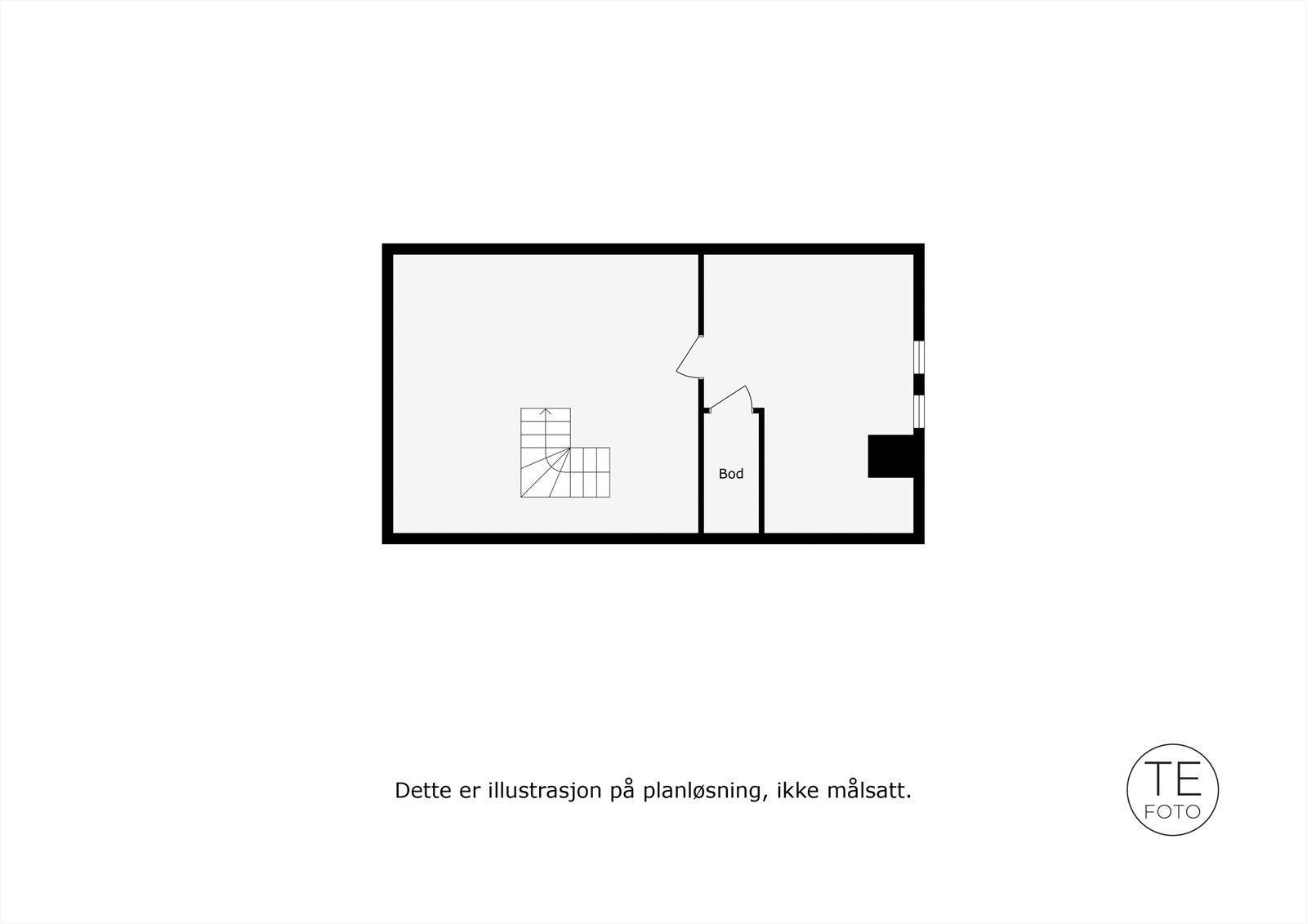 Planløsning loft Galleribilde