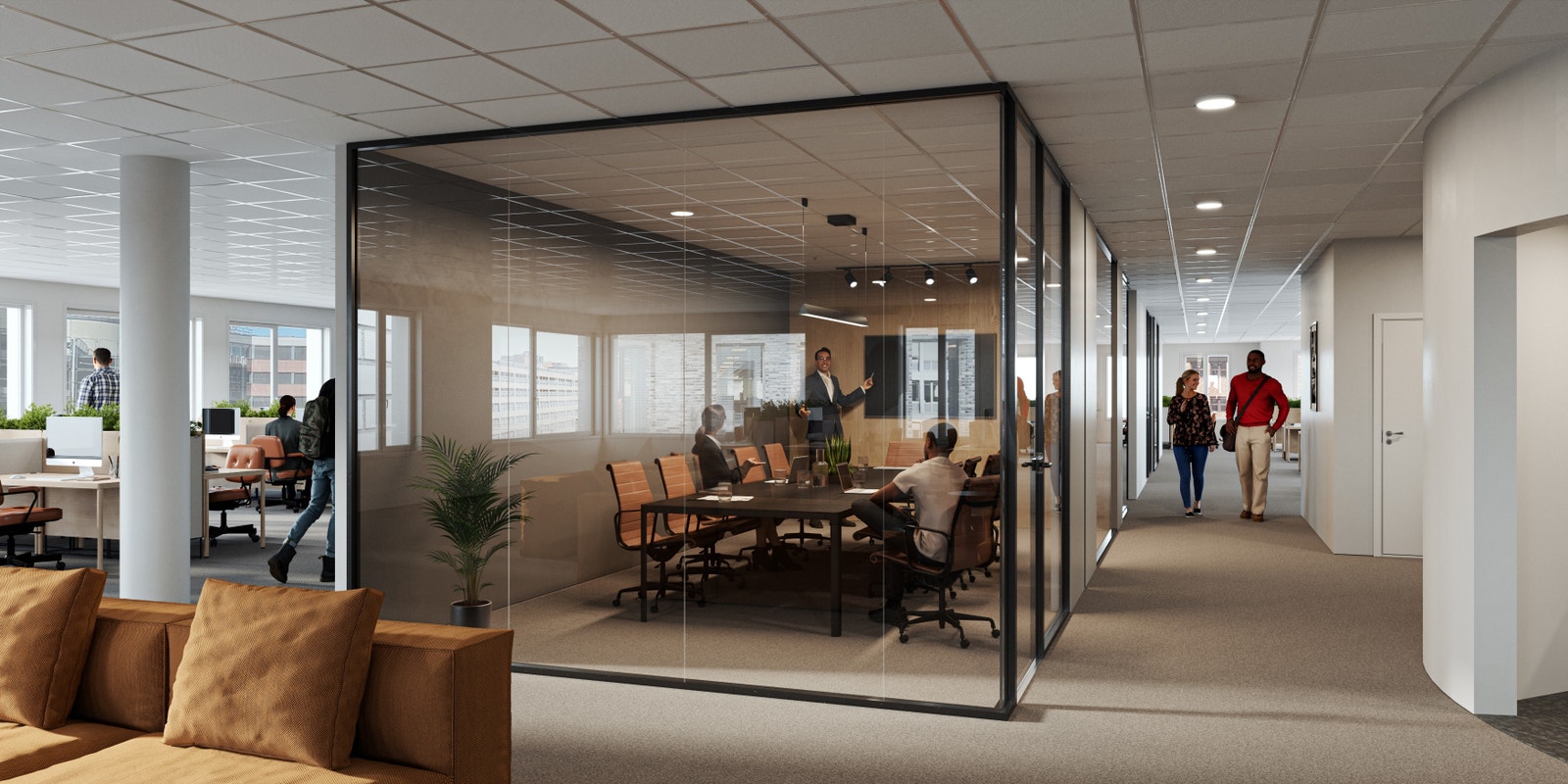 Illustrasjon - kontorlokalene Galleribilde