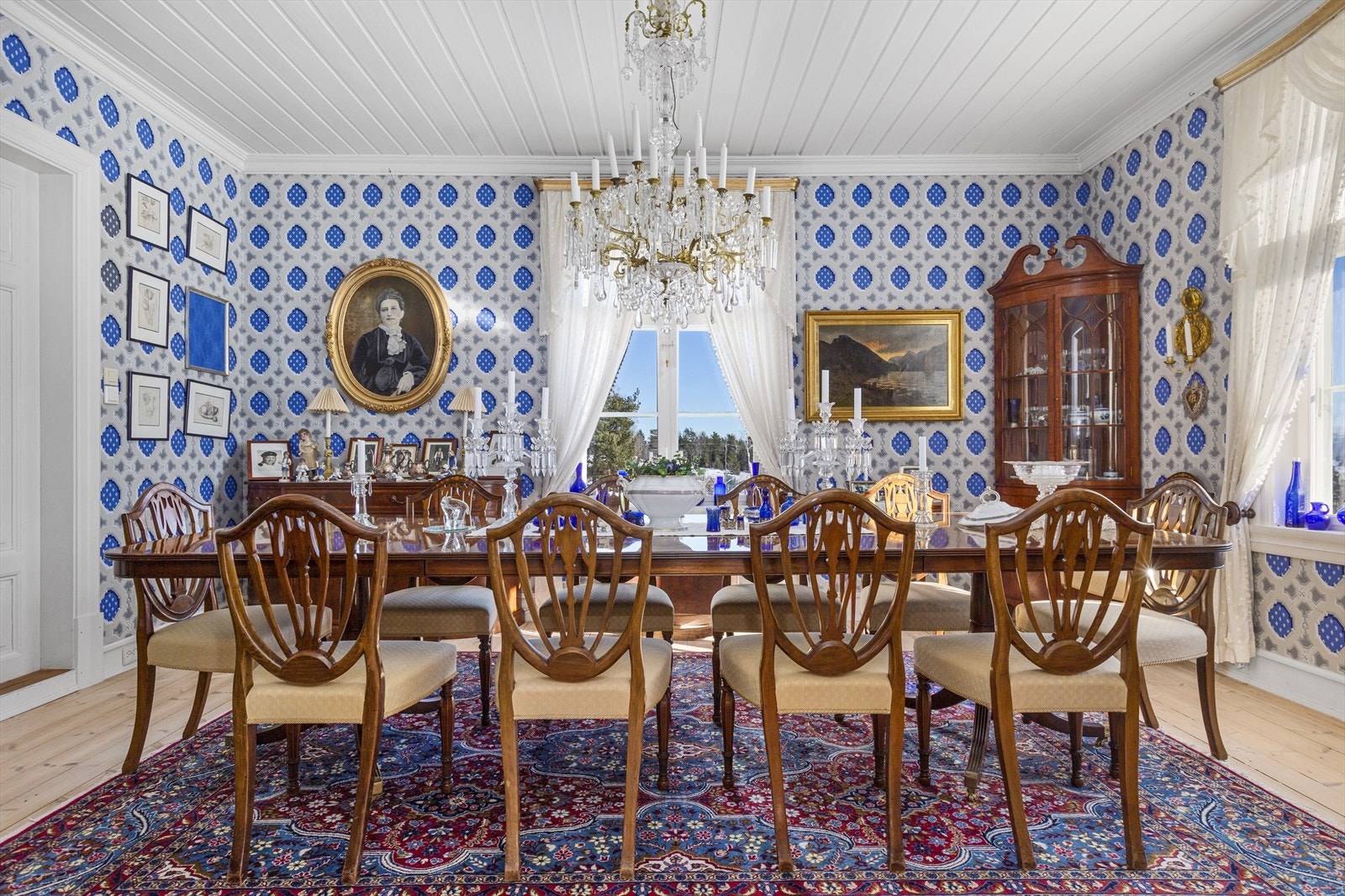 Restaureringen er gjennomført til opprinnelig stand og utseende Galleribilde