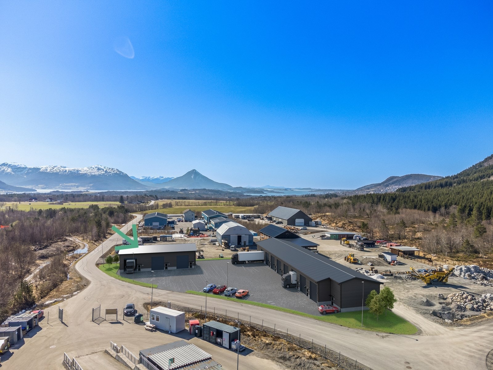 3 seksjoner føres opp her- ledig er snr 1 og 2 ved grønn pil. Illustrasjonsfoto Galleribilde