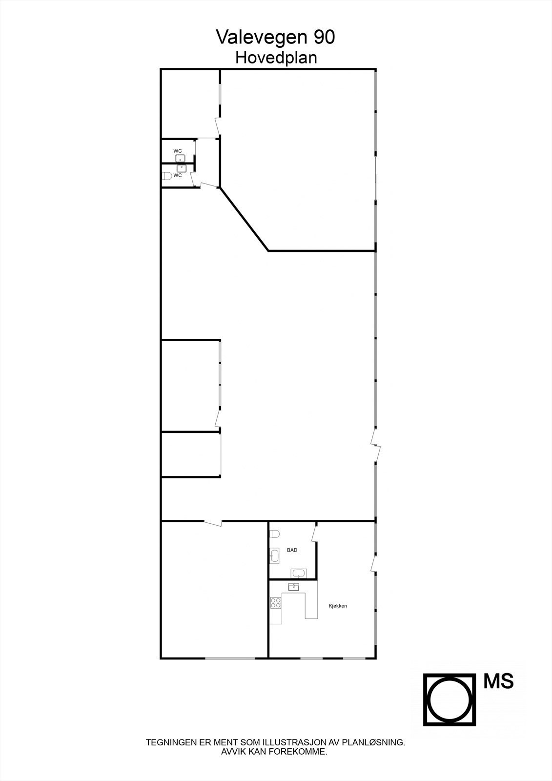 Plantegning Galleribilde