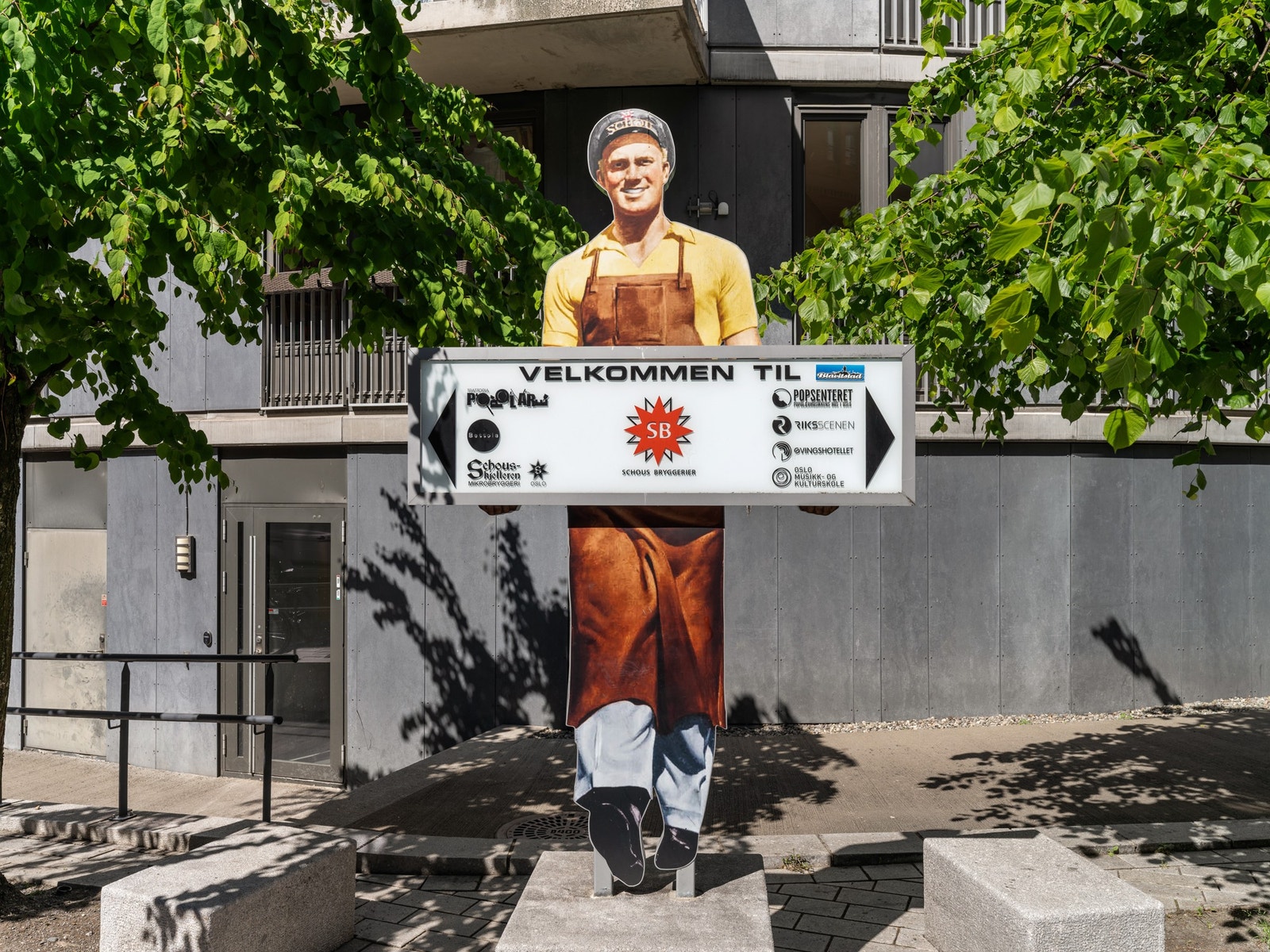 Schousmannen preger området, bryggerihistorie preger området Galleribilde