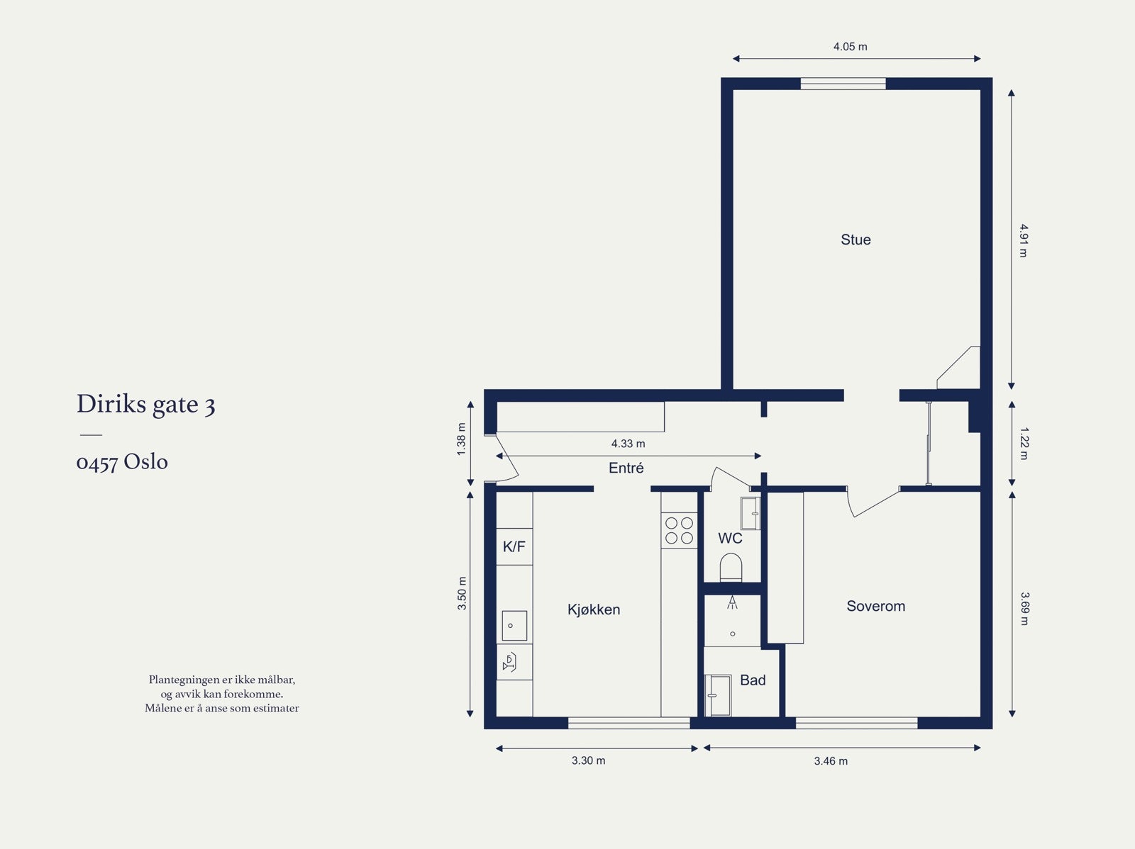 Leiligheten har en praktisk planløsning i 2. etasje som skaper en god atmosfære. Galleribilde
