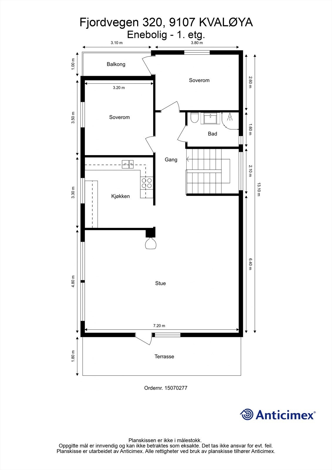 Planillustrasjon 1. etasje. Galleribilde