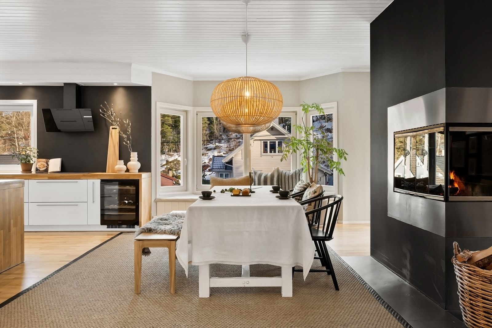 Peisinnsats for ekstra varme og hygge Galleribilde
