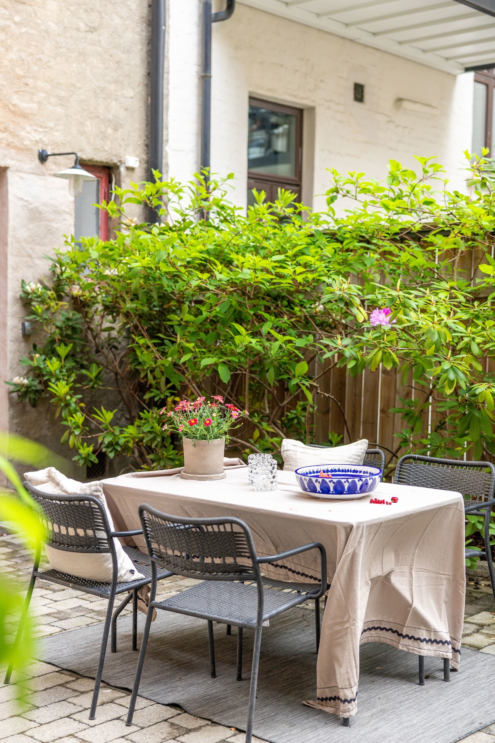 Hyggelig bakgård med urtehage, felles grill og sykkelparkering Galleribilde