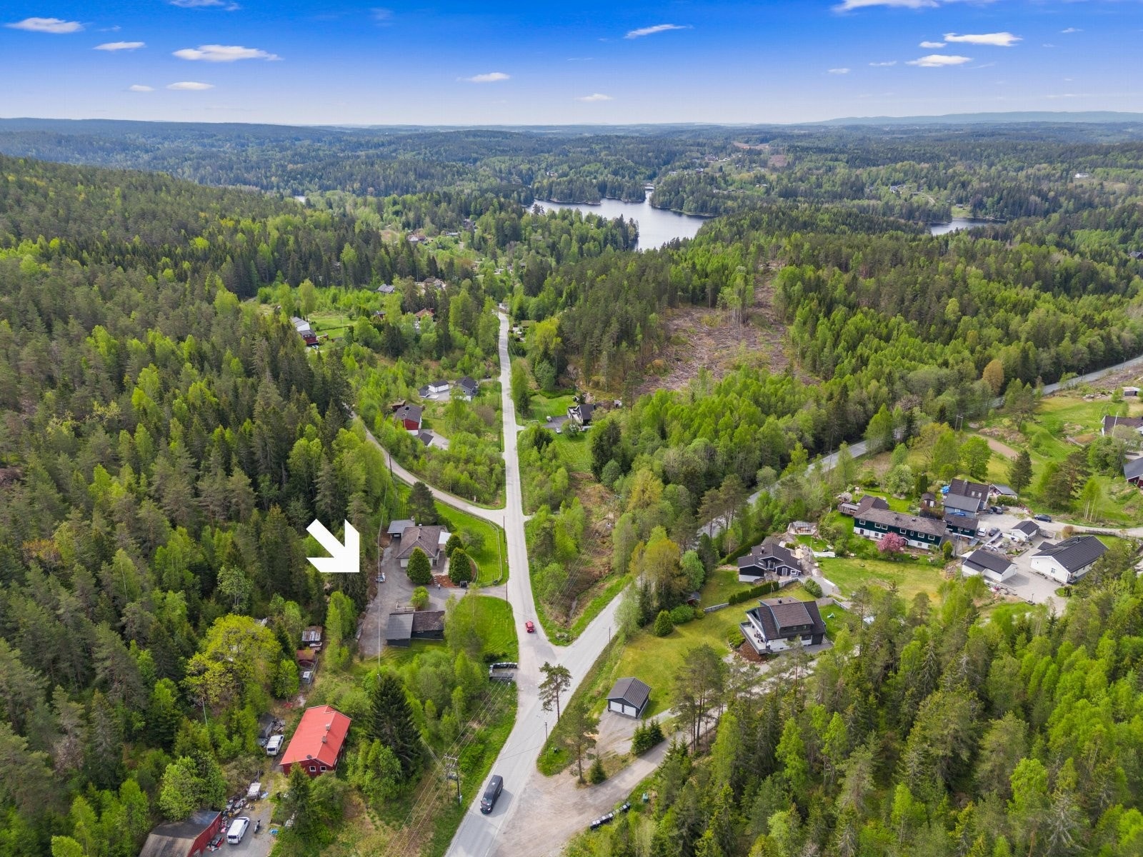 Ved Langen er det mulighet for båtplass, slik at sommerdagene kan nytes på vannet. Galleribilde
