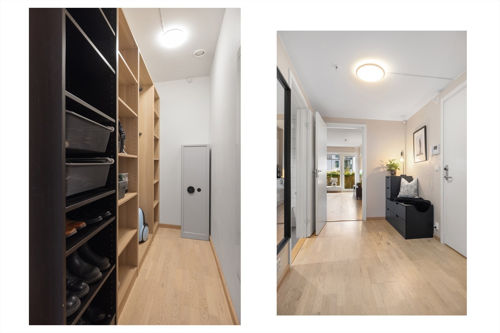 Leiligheten har en praktisk innvendig bod med masse god oppbevaringsplass. Galleribilde