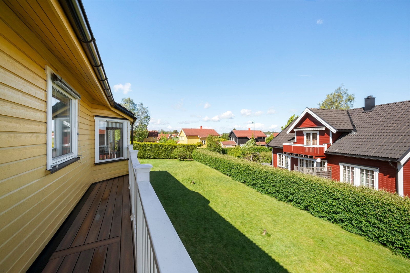 Balkongen er på ca. 6 kvm. Galleribilde