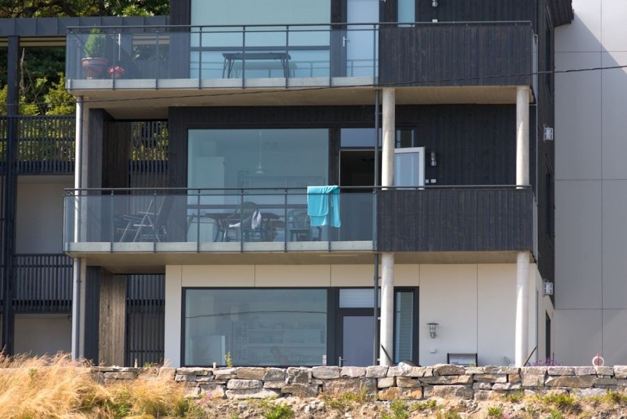 Fremside av leilighet Galleribilde