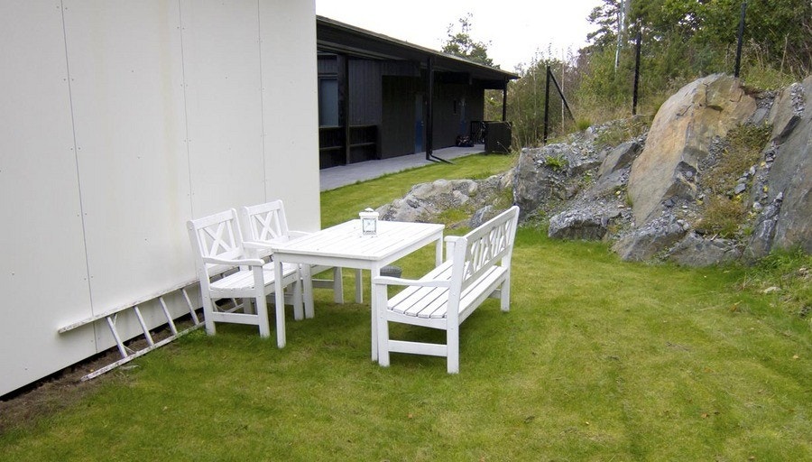 Bak leilighetsbygg (Fellesområde) Galleribilde