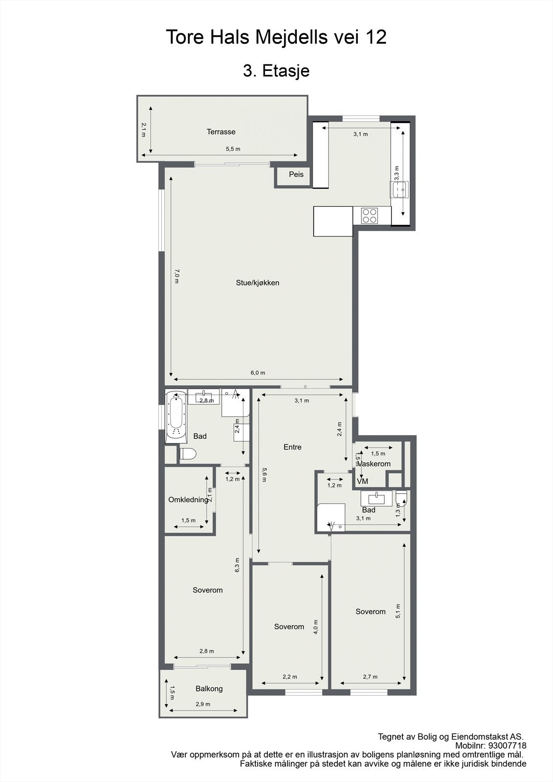 Plantegning. Galleribilde