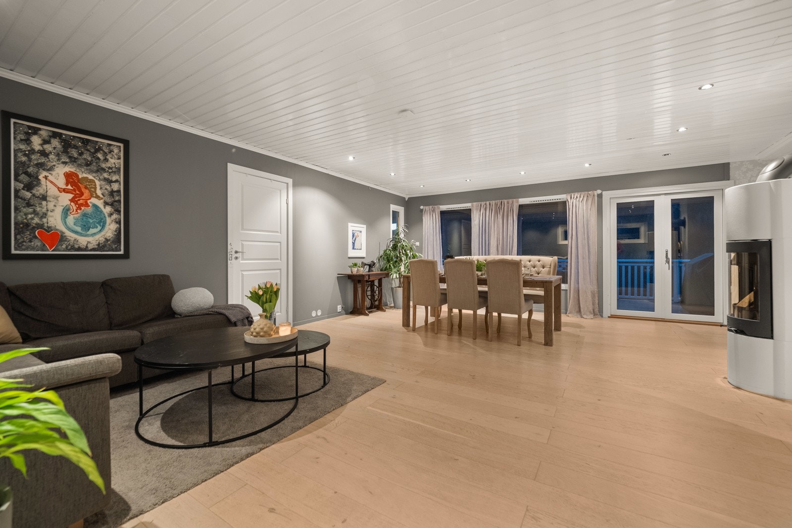 Stemingsbilde kveld Galleribilde