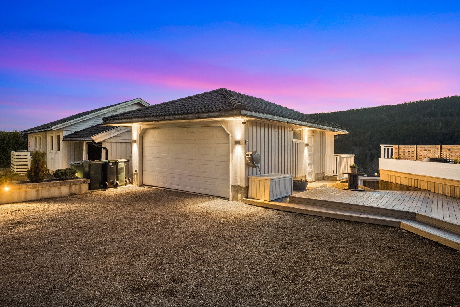 Stemingsbilde kveld Galleribilde