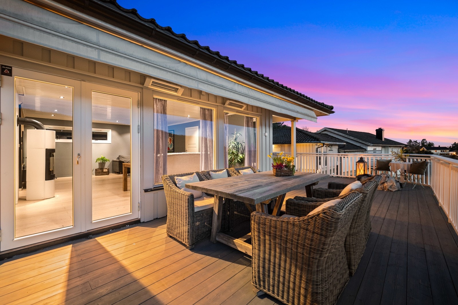 Stemingsbilde kveld Galleribilde