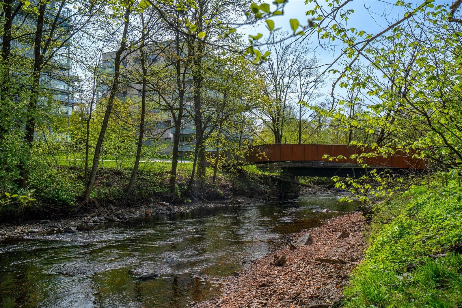 Akerselva rett ved. Galleribilde