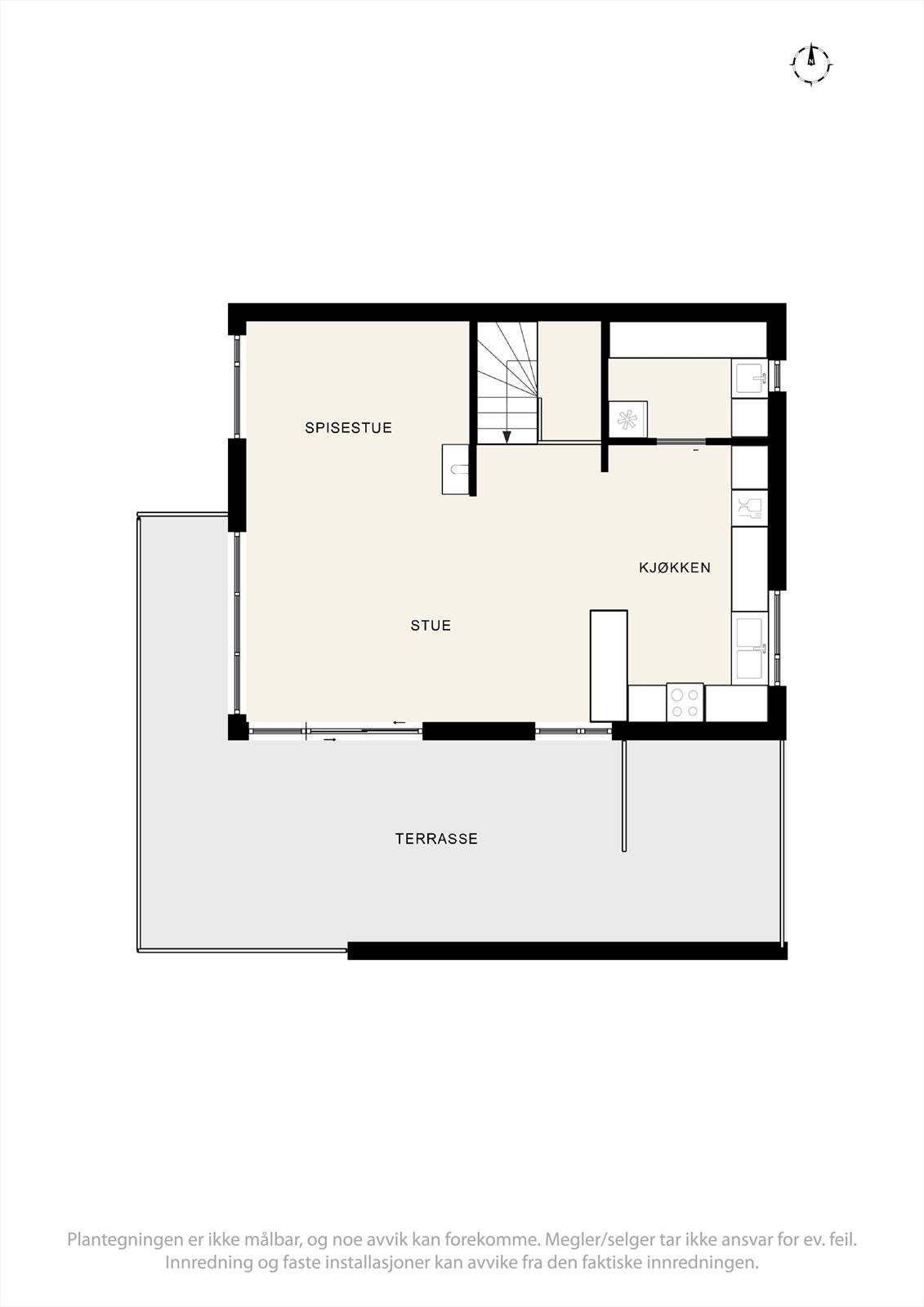 Plantegning av boligens 2. etasje. Galleribilde