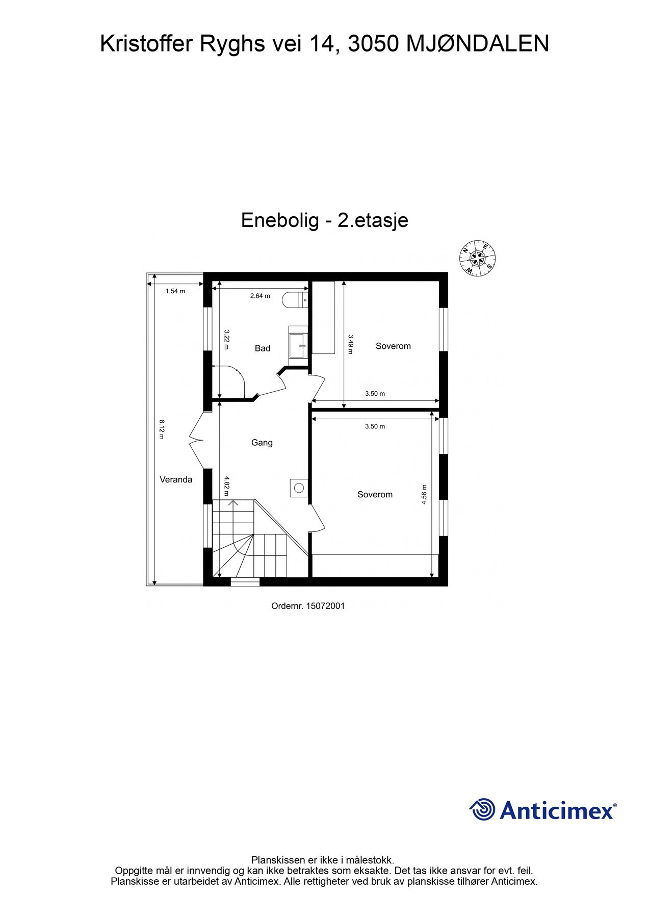 Plantegning 2. etasje Galleribilde