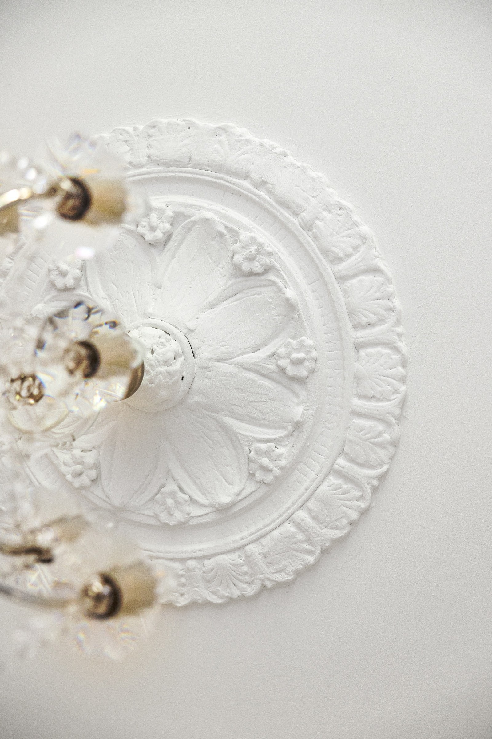 Også lekker rosett i tak på soverom 2. Galleribilde