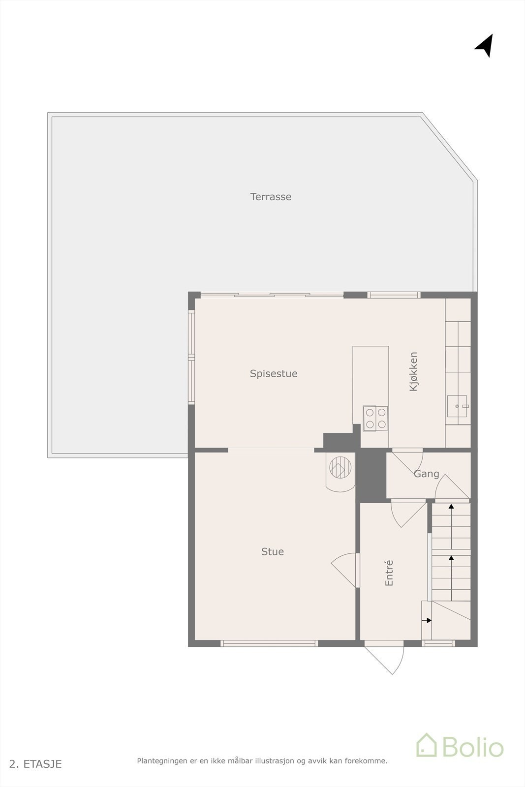 Plantegning 1. etasje. Galleribilde