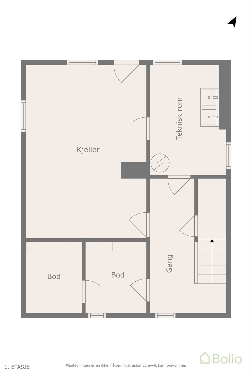 Plantegning Galleribilde