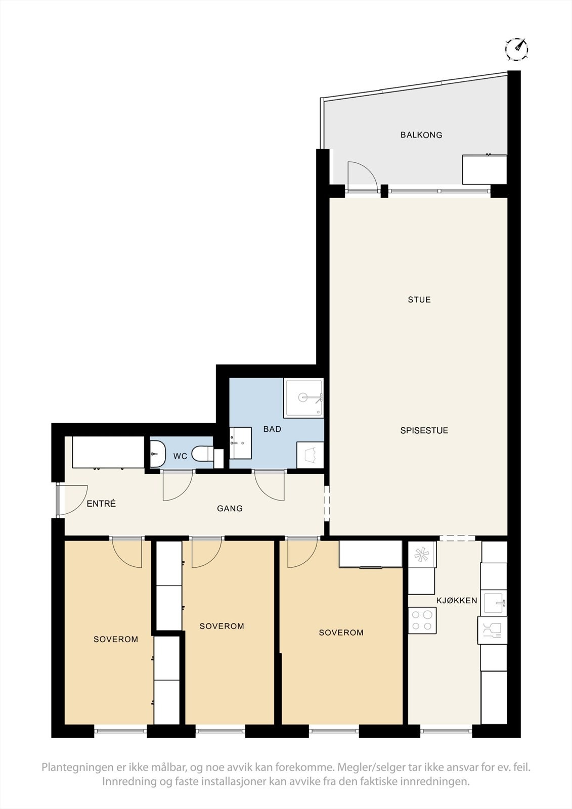 Plantegning Galleribilde