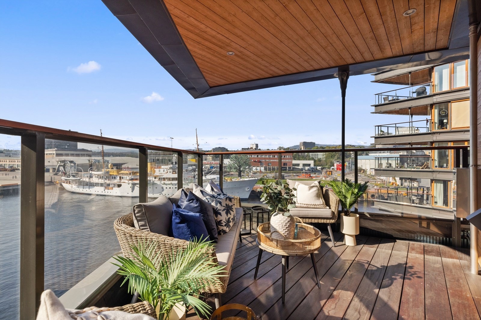 Balkongen har meget gode solforhold. Galleribilde