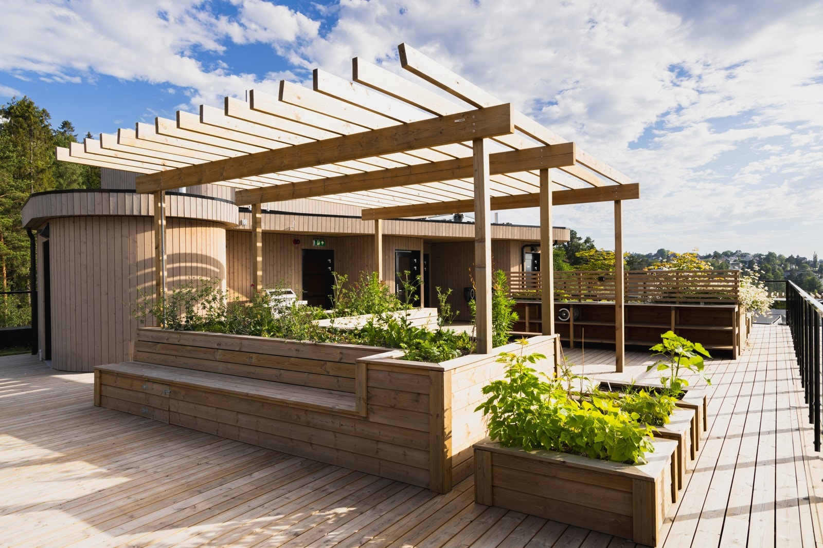 Takterrasse Galleribilde
