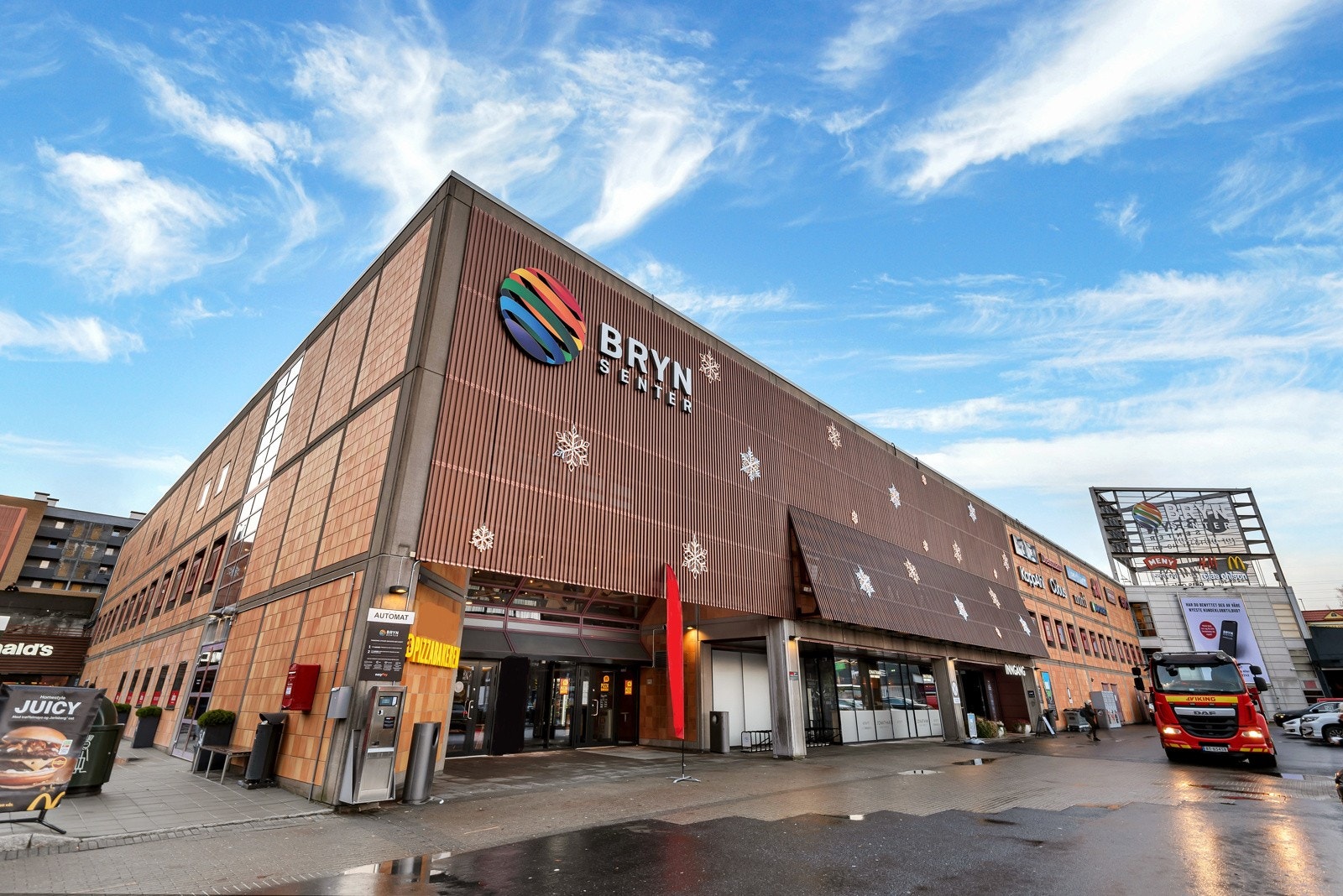 Kort gange til Bryn senter Galleribilde