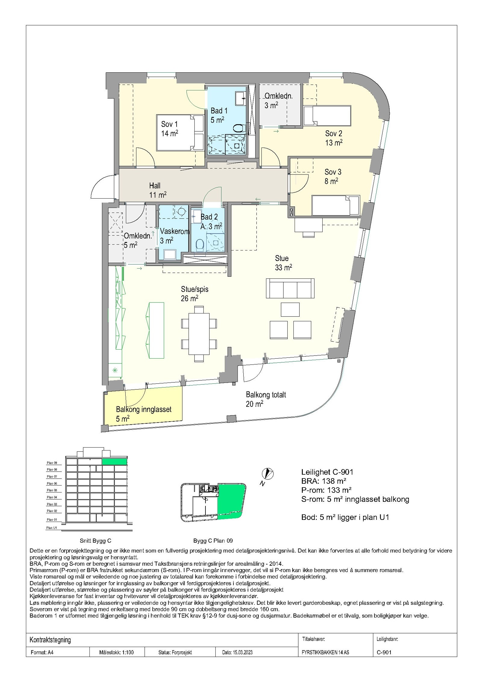 Plantegning Galleribilde