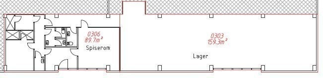 Mesanin / lager og kontor Galleribilde