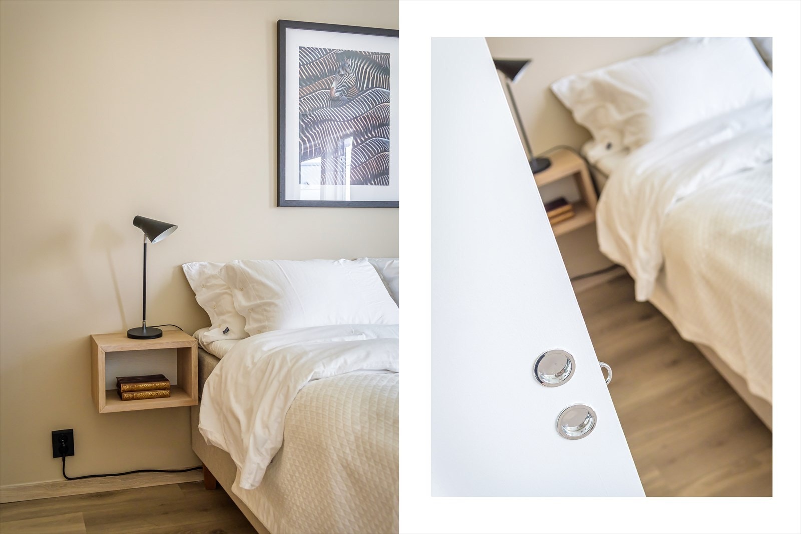 Rommet er holdt i en dus og behagelig tone. Galleribilde