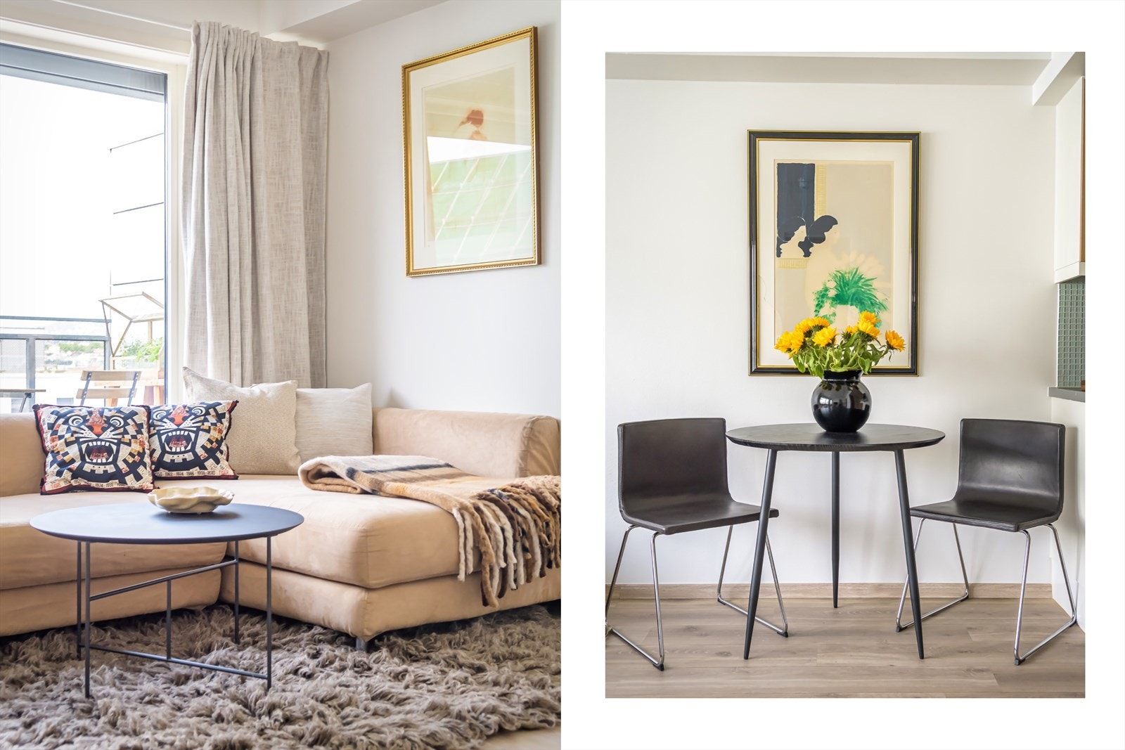 Innvendig møtes du av lyse, behagelige toner. Galleribilde