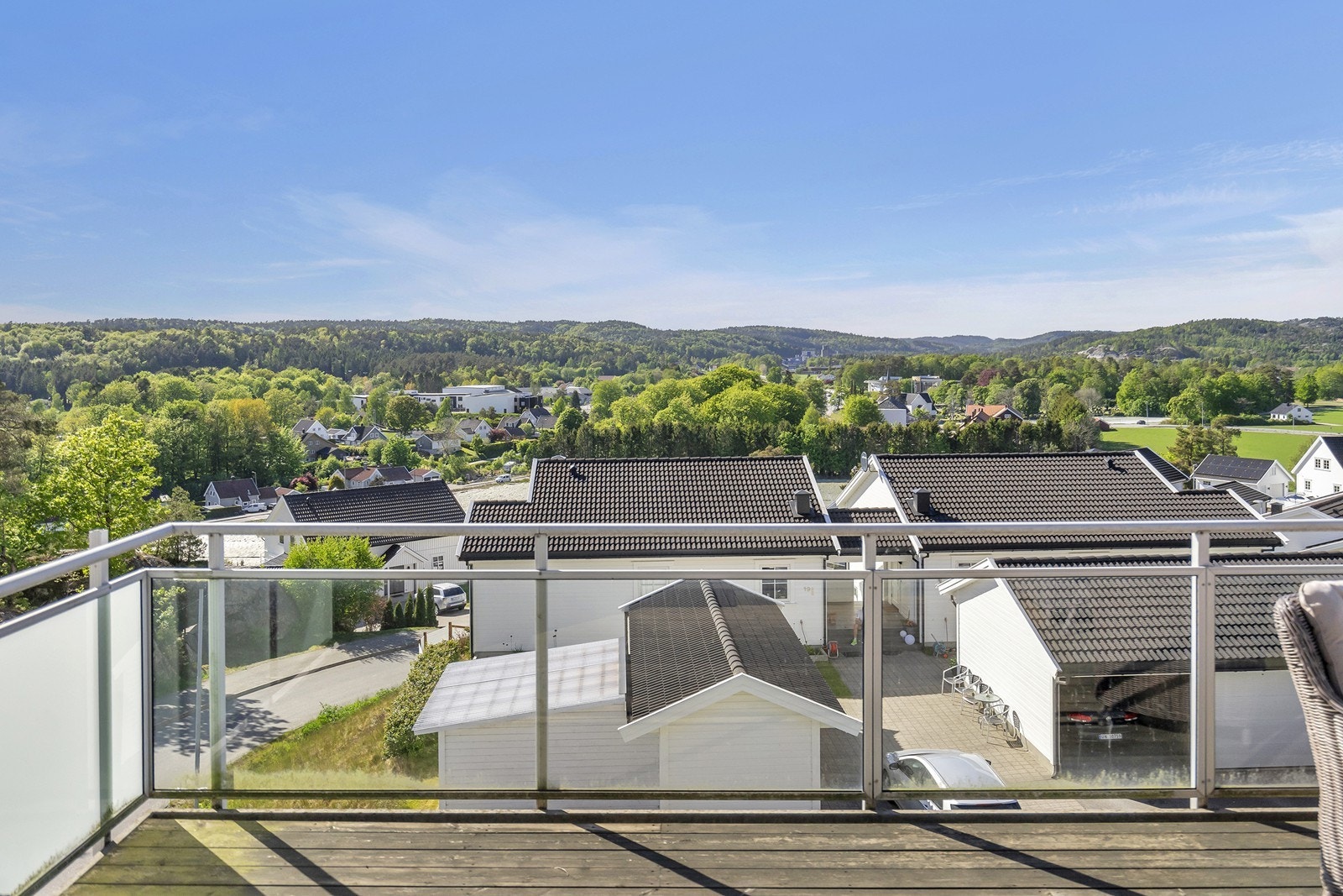 Utsikt fra veranda. Galleribilde