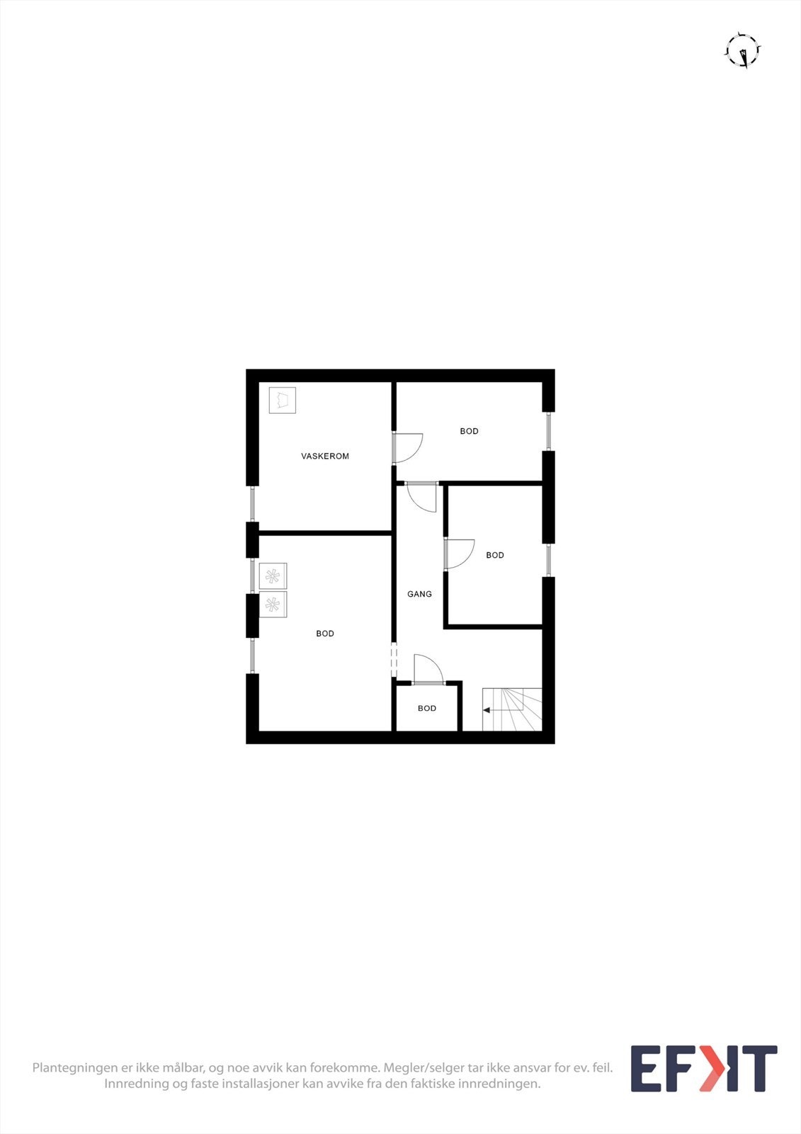 Plantegning kjeller Galleribilde