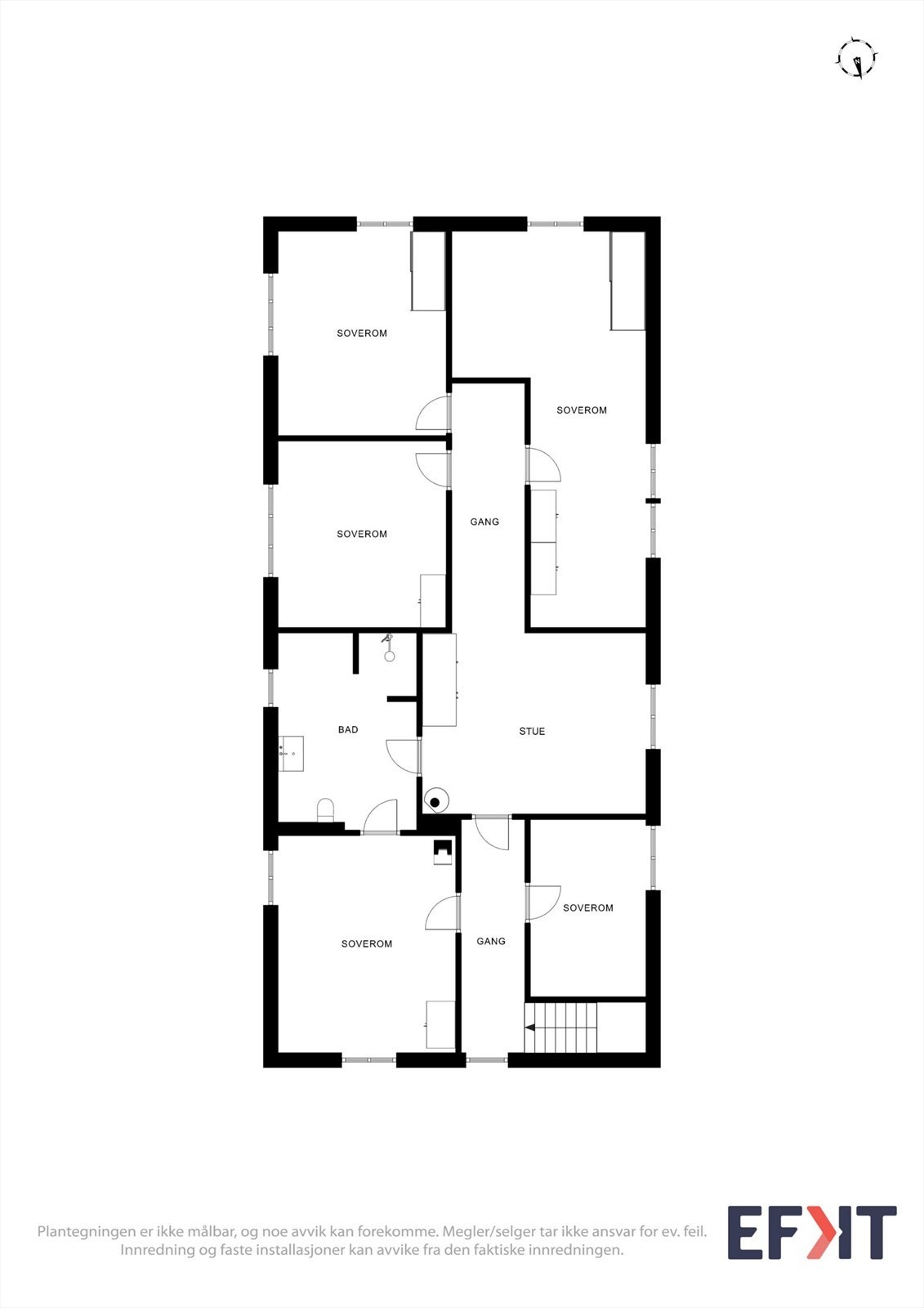 Plantegning 2. etasje Galleribilde