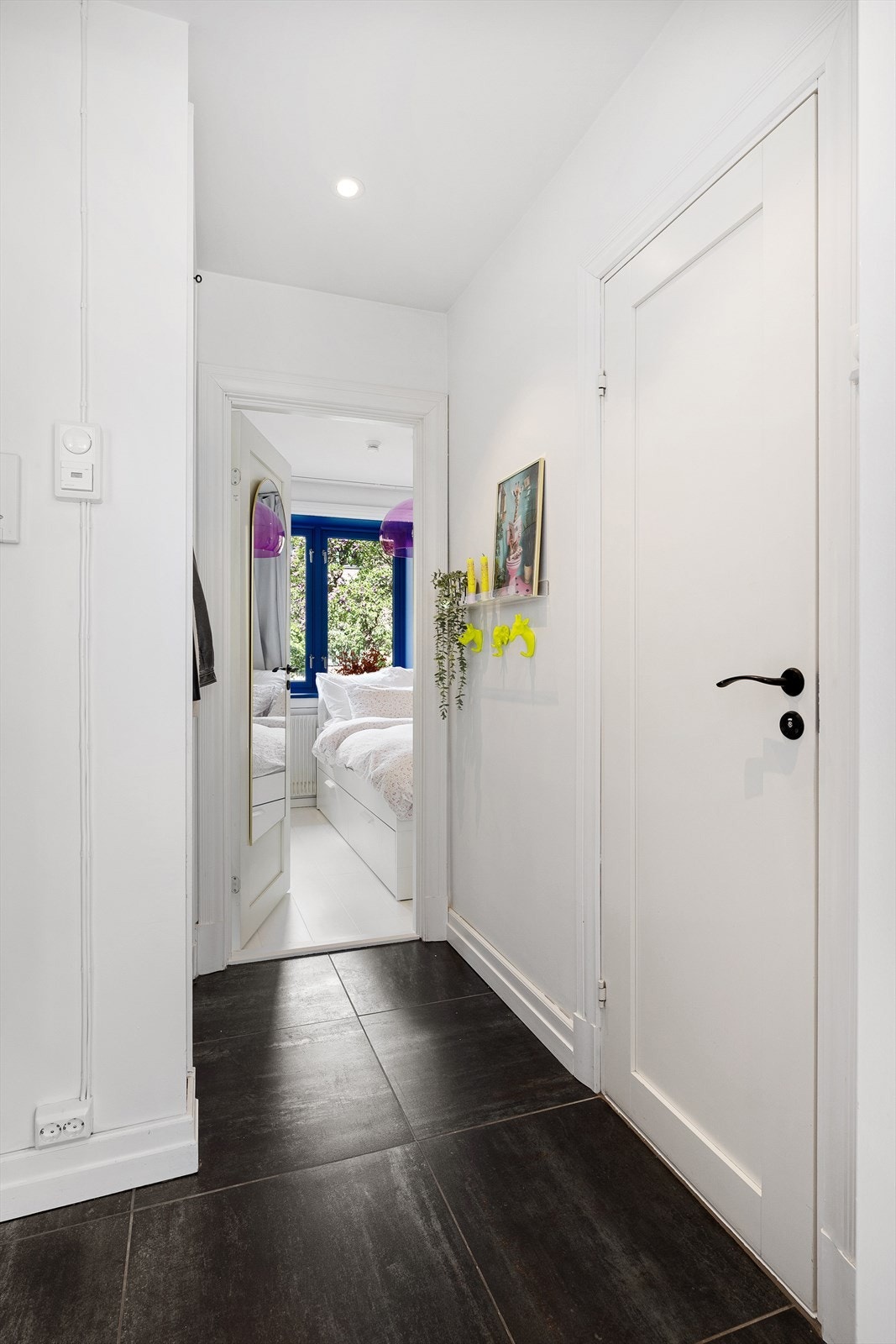 Fra entréen har du tilgang til alle rommene. Galleribilde