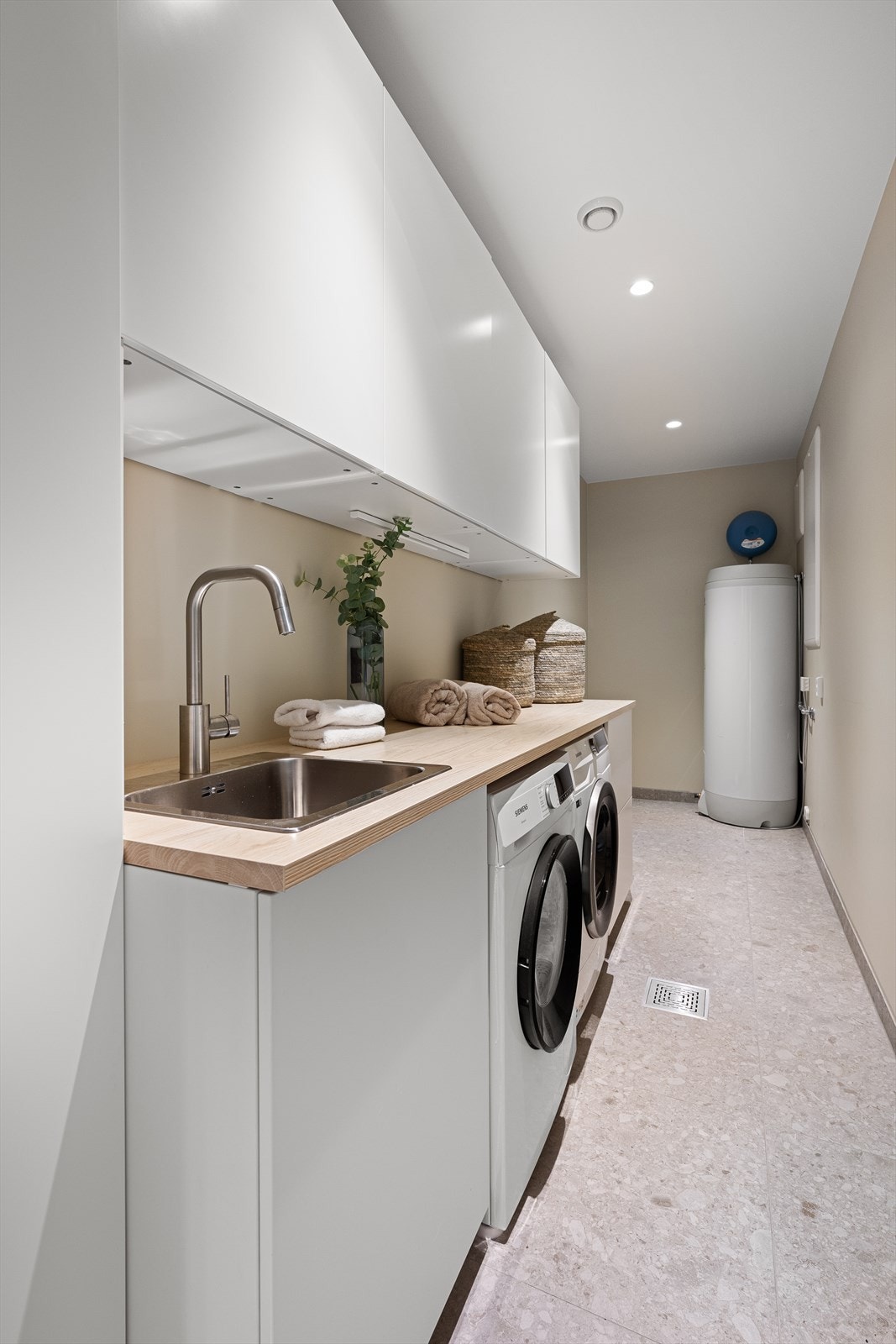 Eget vaskerom er plassert i boligens u.etg Galleribilde