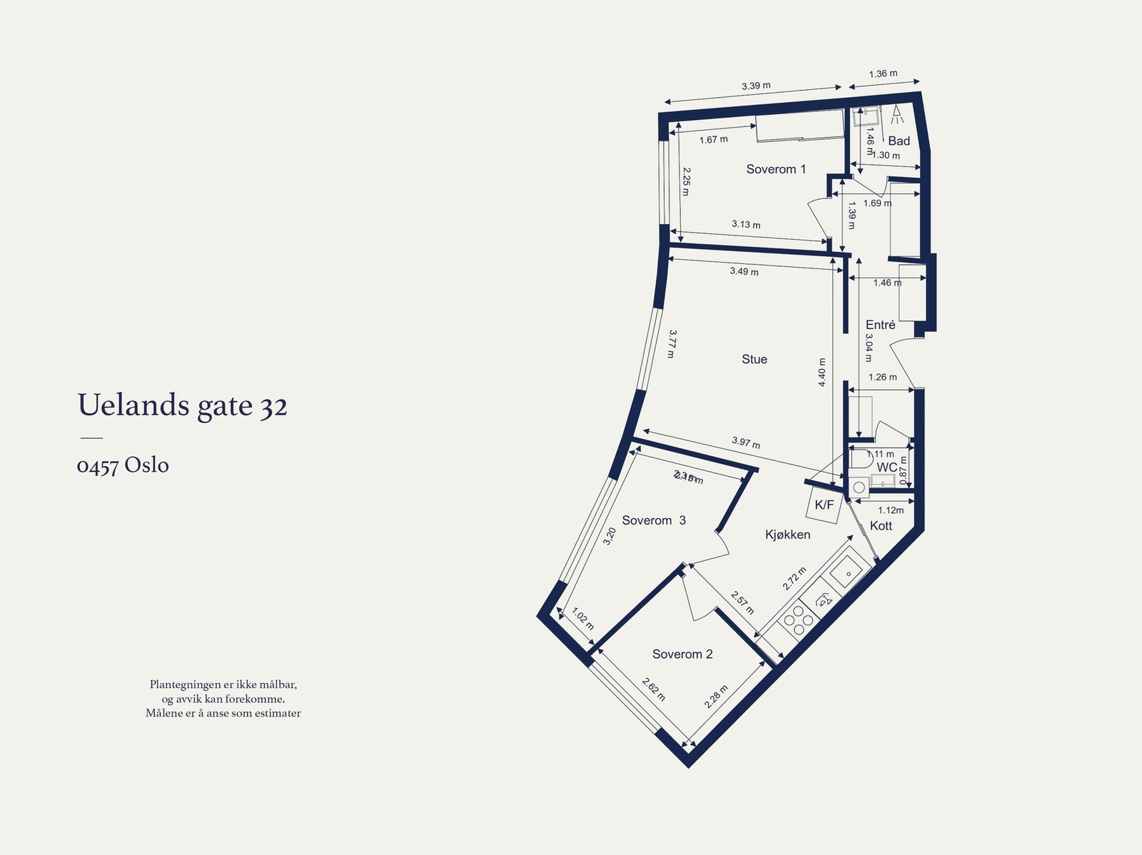 Alternativ planløsning | Planløsningen fra 1. etasje. Galleribilde
