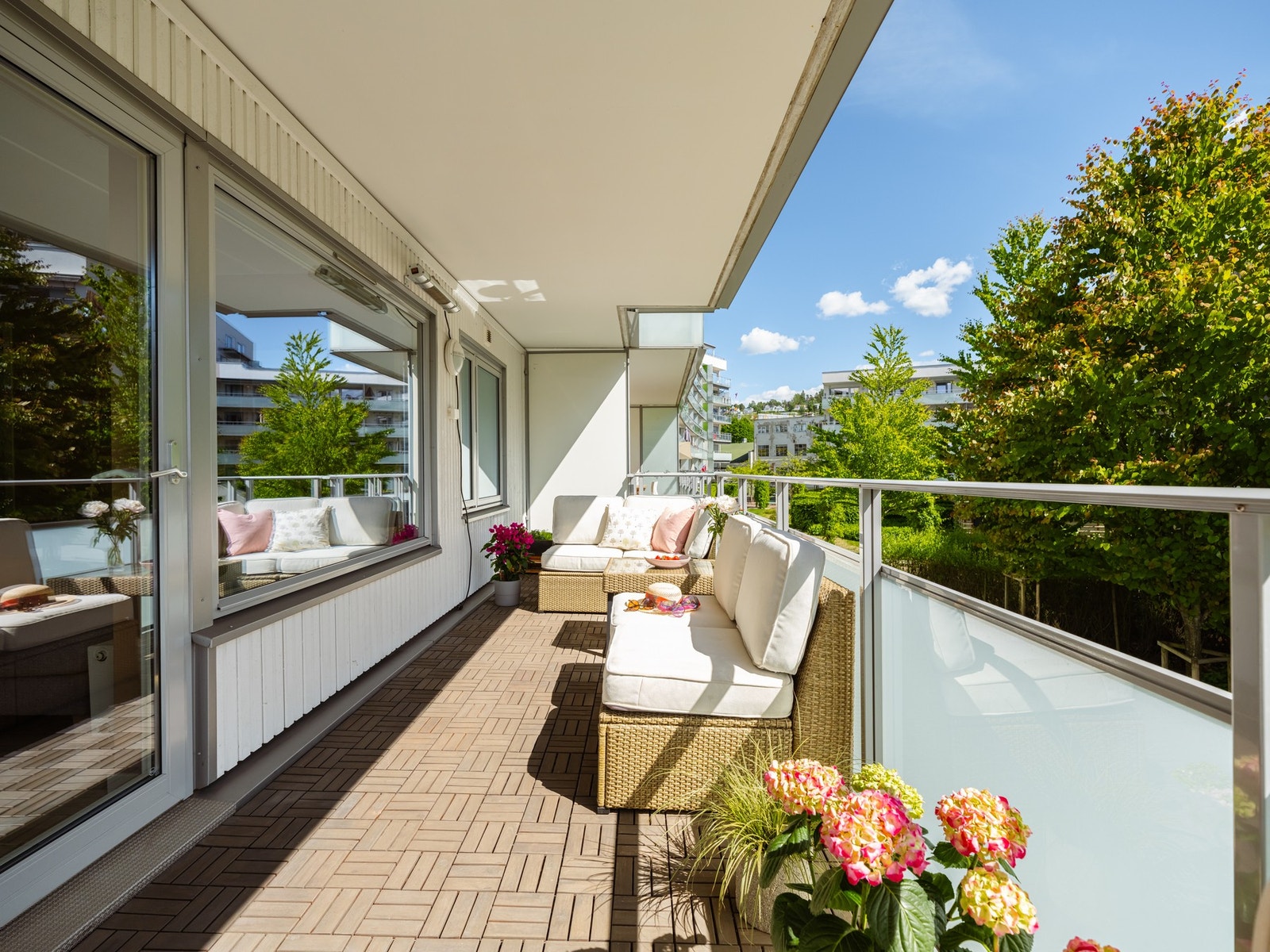 Her kan man nyte varme sommerdager. Galleribilde