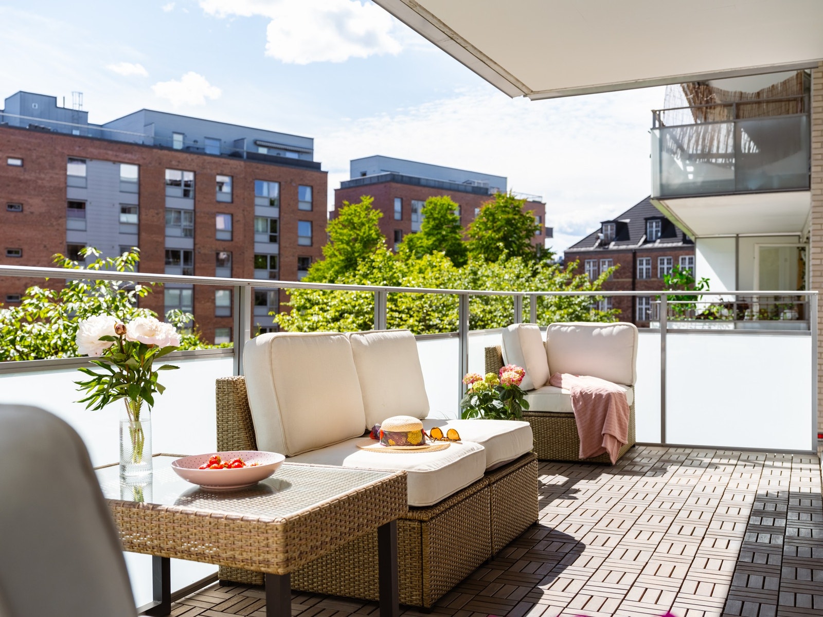 Her får du gleden av en flott, sydvendt balkong. Galleribilde