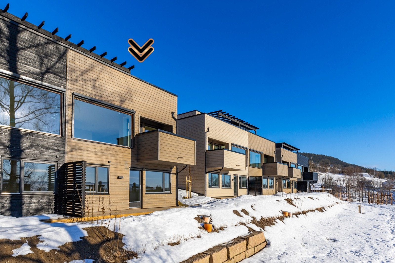 Boligen markert. Galleribilde