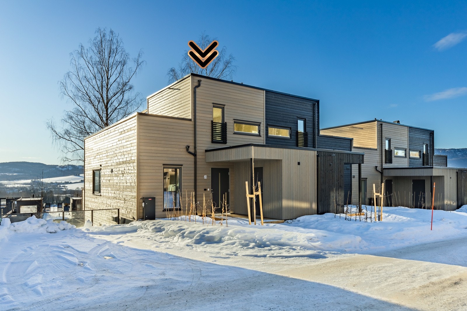 Leiligheten markert. Galleribilde