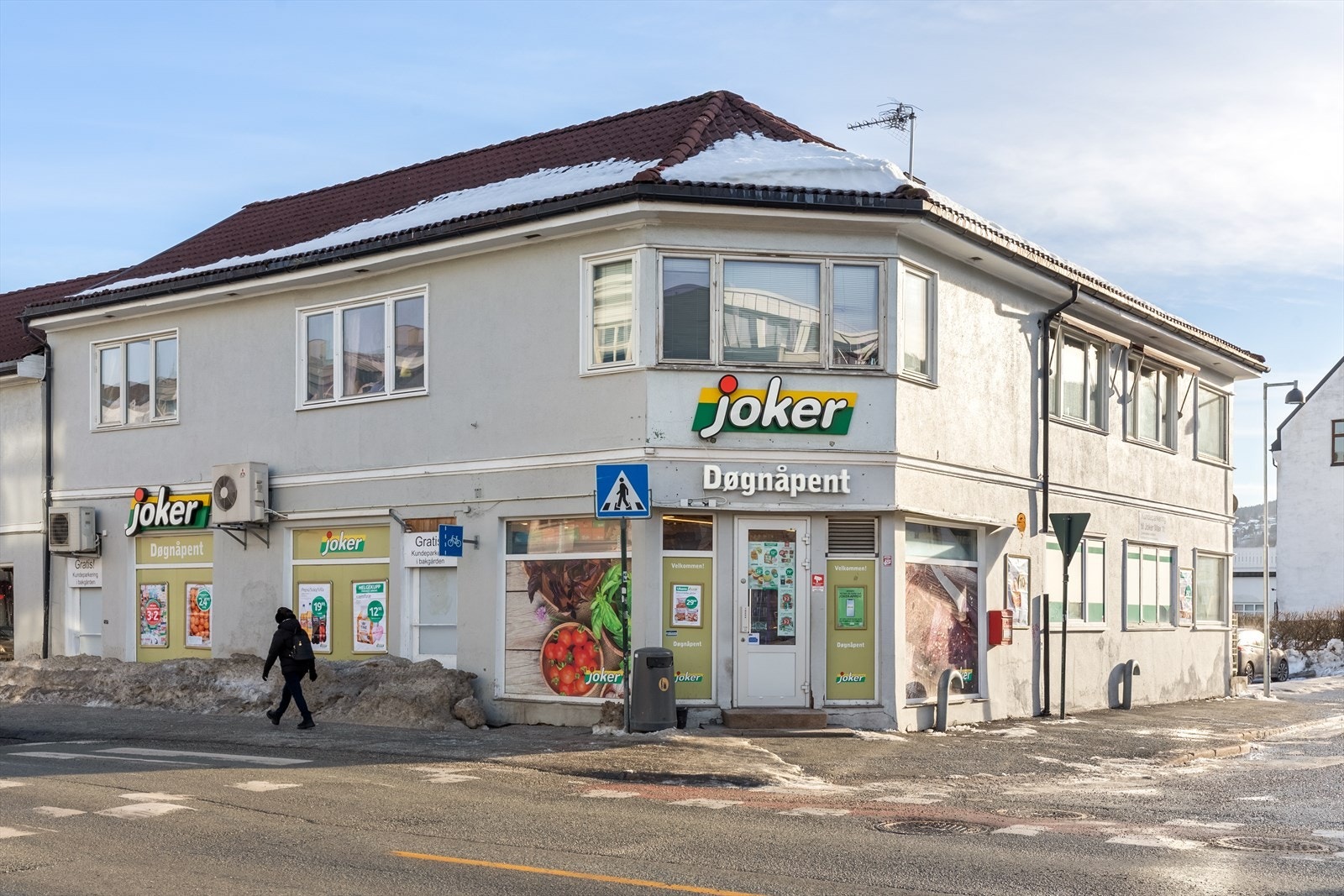 Døgnåpen Joker ligger i Konnerudgata bare noen minutters gange fra boligen Galleribilde