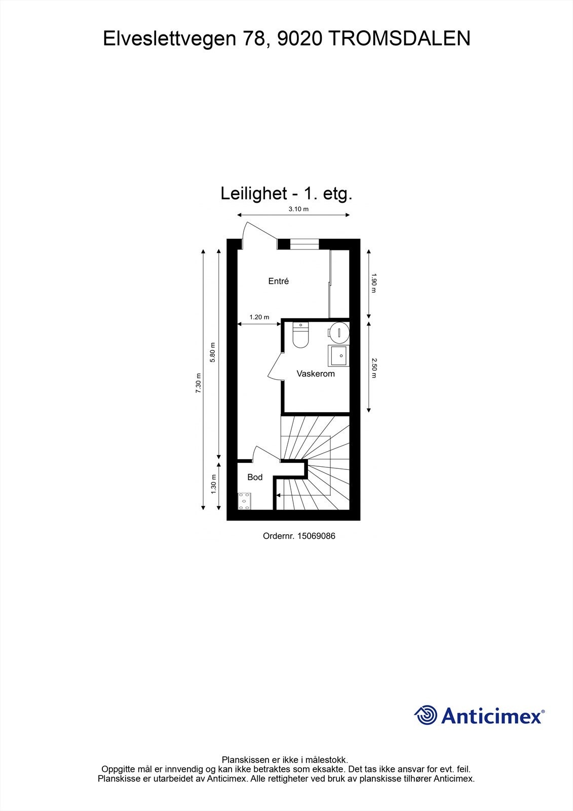 Planillustrasjon 1. etasje Galleribilde