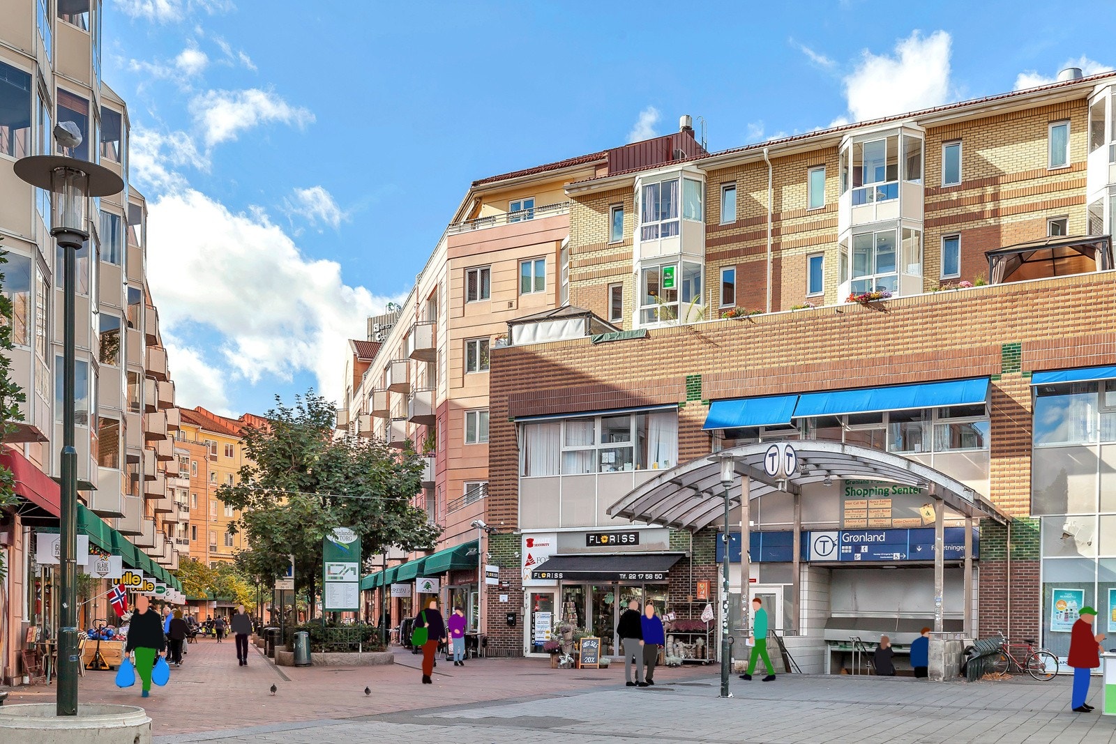 Et rikt utvalg av forretninger finner man på Grønlands Torg. Oslo City og Byporten er en kort spasertur unna. Galleribilde