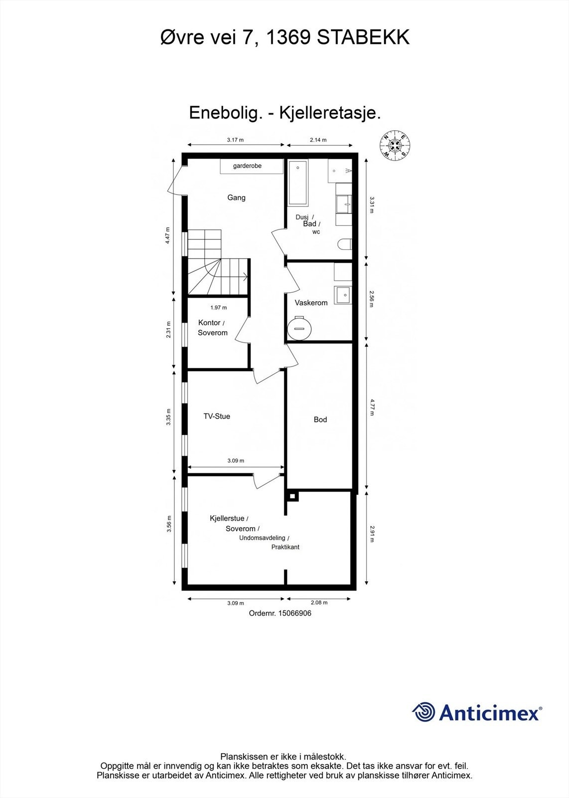 Plantegning Galleribilde